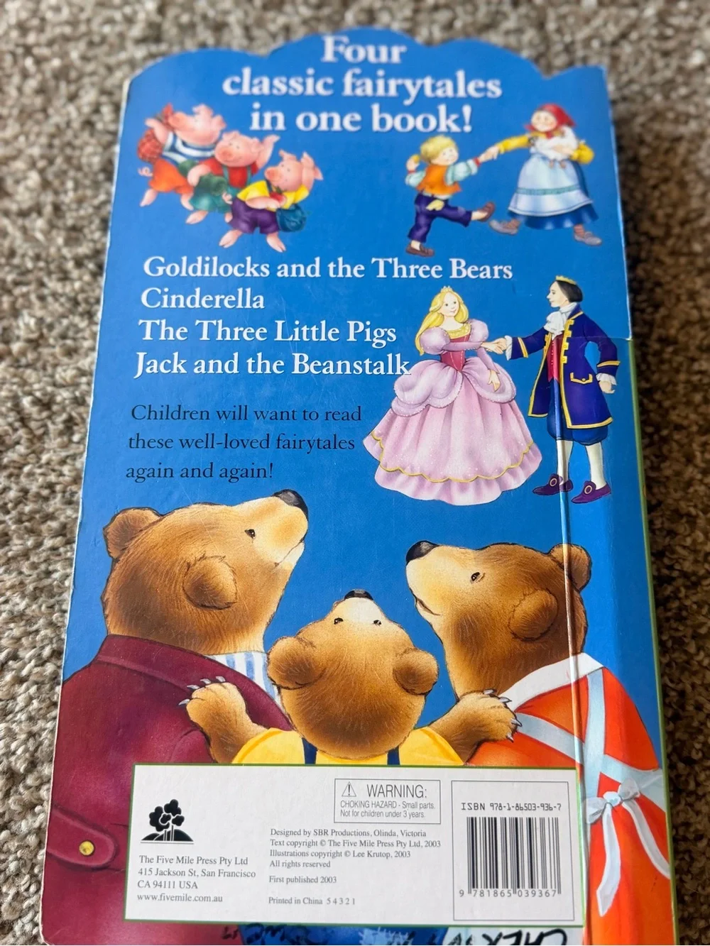 Set of 2-Classic Fairytale Collection & ABC's Board Books - Multicolor